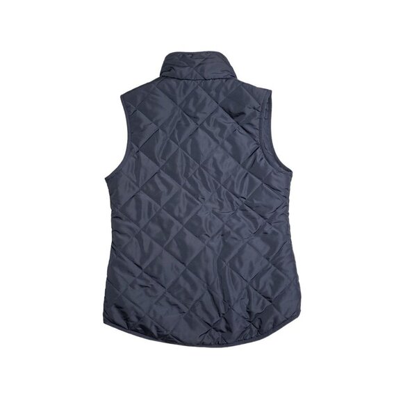 Market & Spruce Navy blue sleeveless quilted vest, size Small - Picture 2 of 5